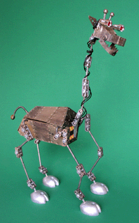The Ruminator Robotic Giraffe Puppet